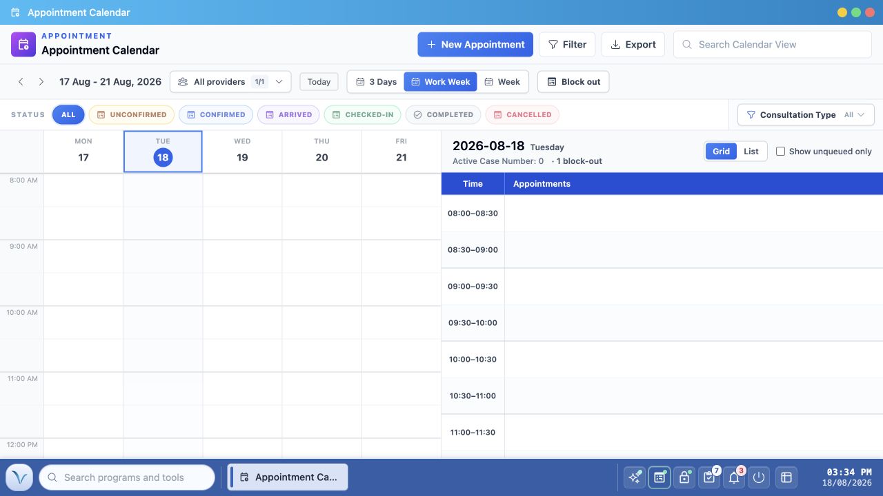 Appointment Calendar